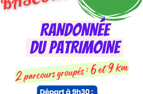 Randonnée du patrimoine Le 22 sept 2024