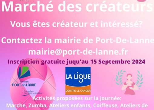 Octobre rose à Port-de-Lanne Le 6 oct 2024