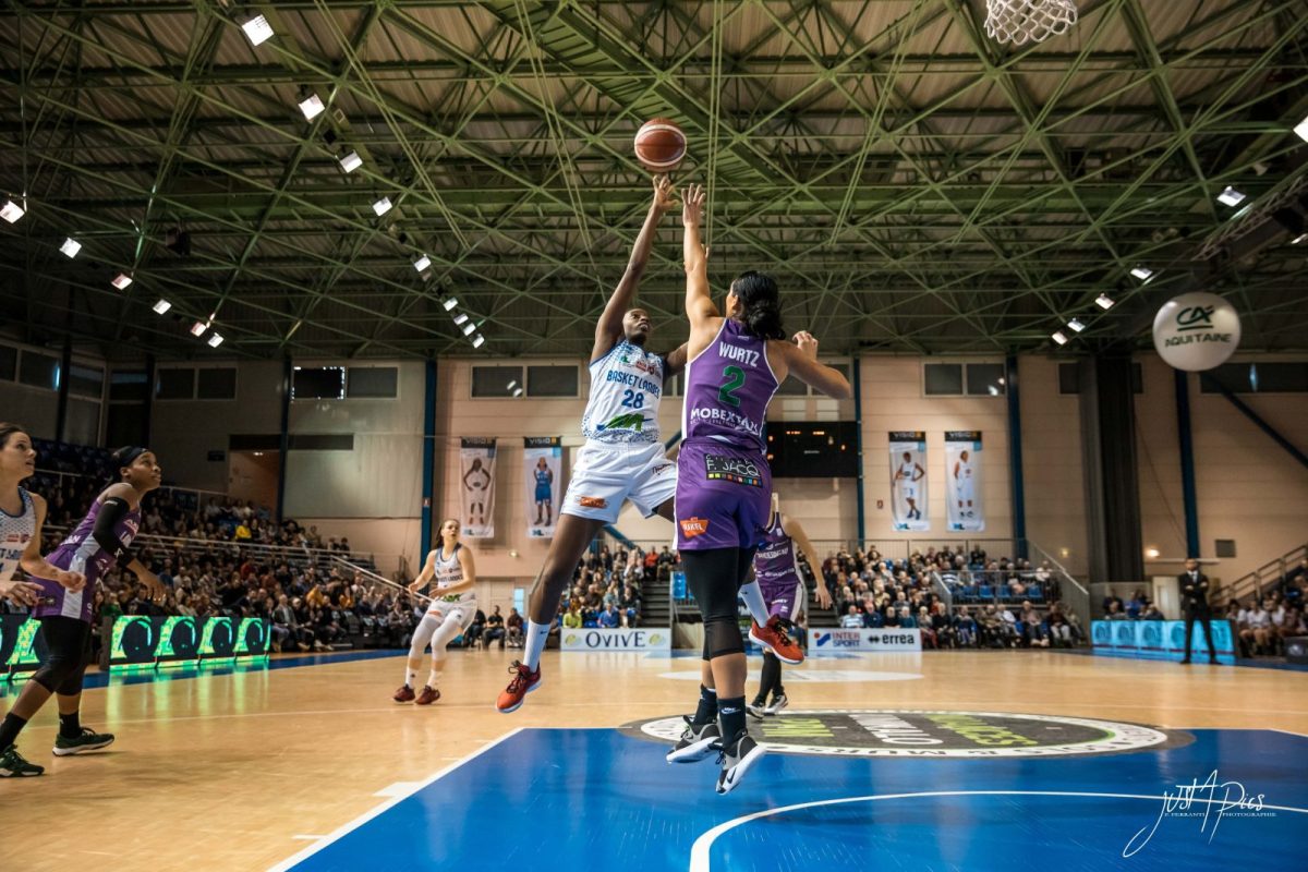 Match d Euroligue F minine Basket MONT DE MARSAN le 10 01 2024