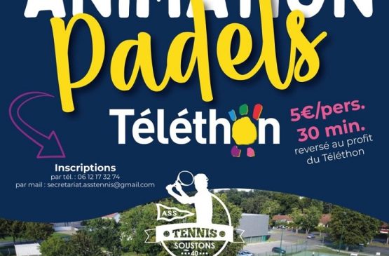 Animation Padel - Téléthon Le 30 nov 2024