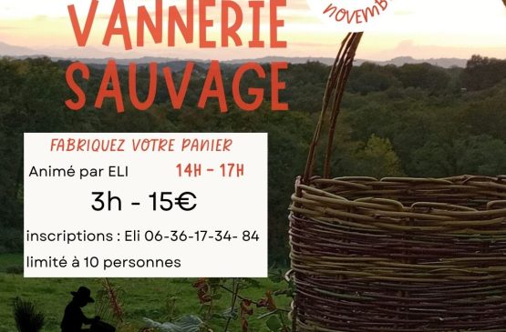 Atelier vannerie sauvage Le 30 nov 2024