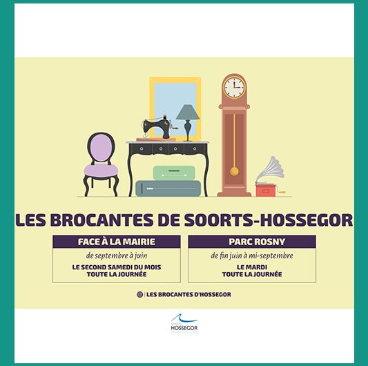 La brocante du centreville d’Hossegor à SOORTSHOSSEGOR le 14/09/2024