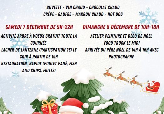 Marché de Noël Du 7 au 8 déc 2024