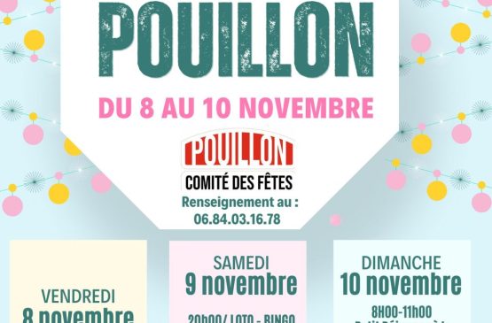 Fêtes de Pouillon Du 8 au 10 nov 2024