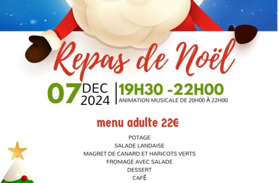 Repas de Noël Le 7 déc 2024