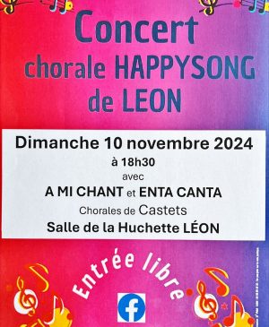 Rassemblement de chorales Le 10 nov 2024