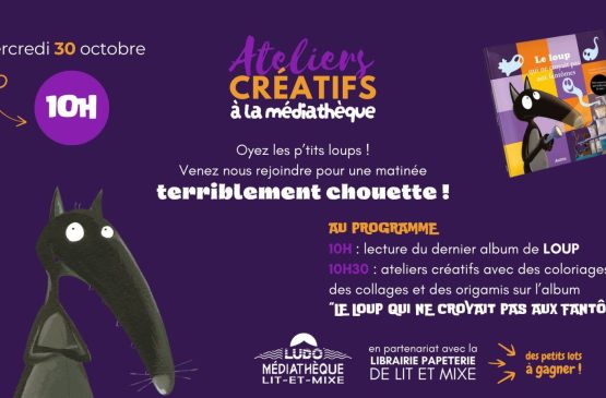 Ateliers créatifs Le 30 oct 2024