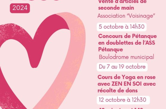 Soustons mobilisée pour Octobre Rose Du 1 au 31 oct 2024