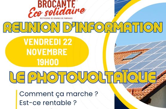 Photovoltaïque - Conférence Le 22 nov 2024