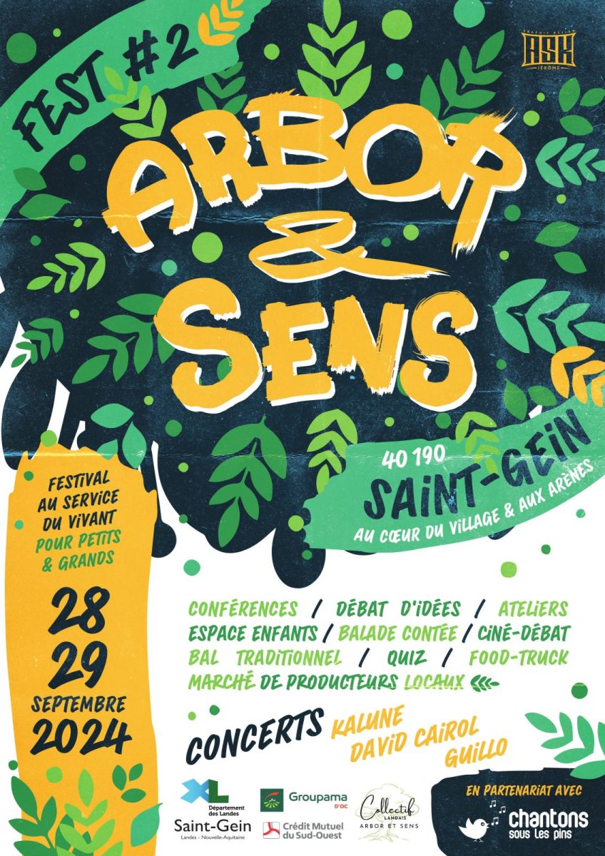 Festival: Arbor & Sens en SAINT-GEIN el 28/09/2024 | Turismo en Landas