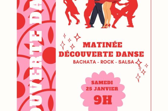 Matinée découverte danse : Bachata, Rock, Salsa Le 25 janv 2025