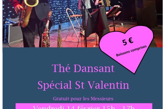 Thé dansant de la St Valentin Le 14 fév 2025