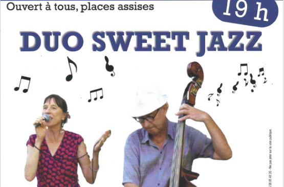 concert du Duo sweet jazz Sylvain Colin et Anne Griffith Le 2 nov 2024