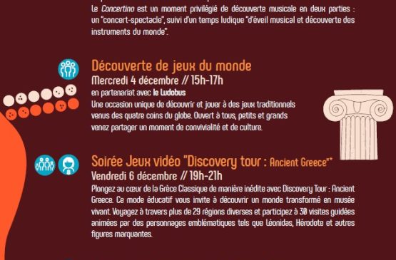 Découverte de jeux du monde Le 4 déc 2024