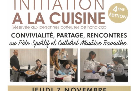 Handi cuisine - Initiation à la cuisine Du 7 nov au 7 déc 2024