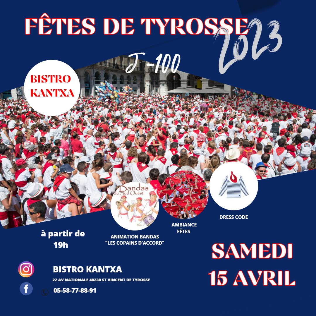 Fêtes de Tyrosse J100 à SAINTVINCENTDETYROSSE le 15/04/2023