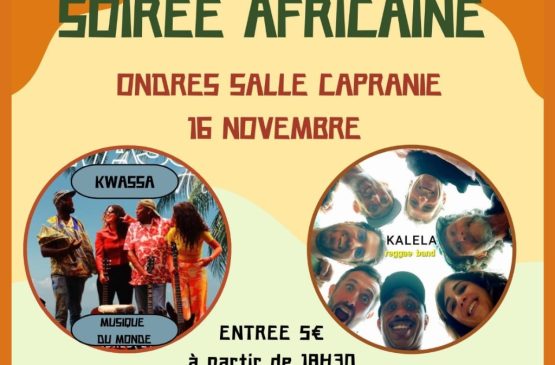 SOIRÉE AFRICAINE Le 16 nov 2024