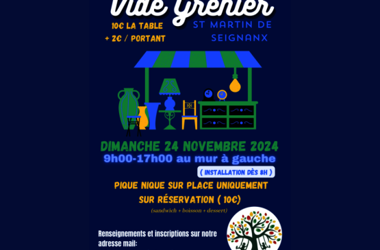 Vide Greniers Le 24 nov 2024